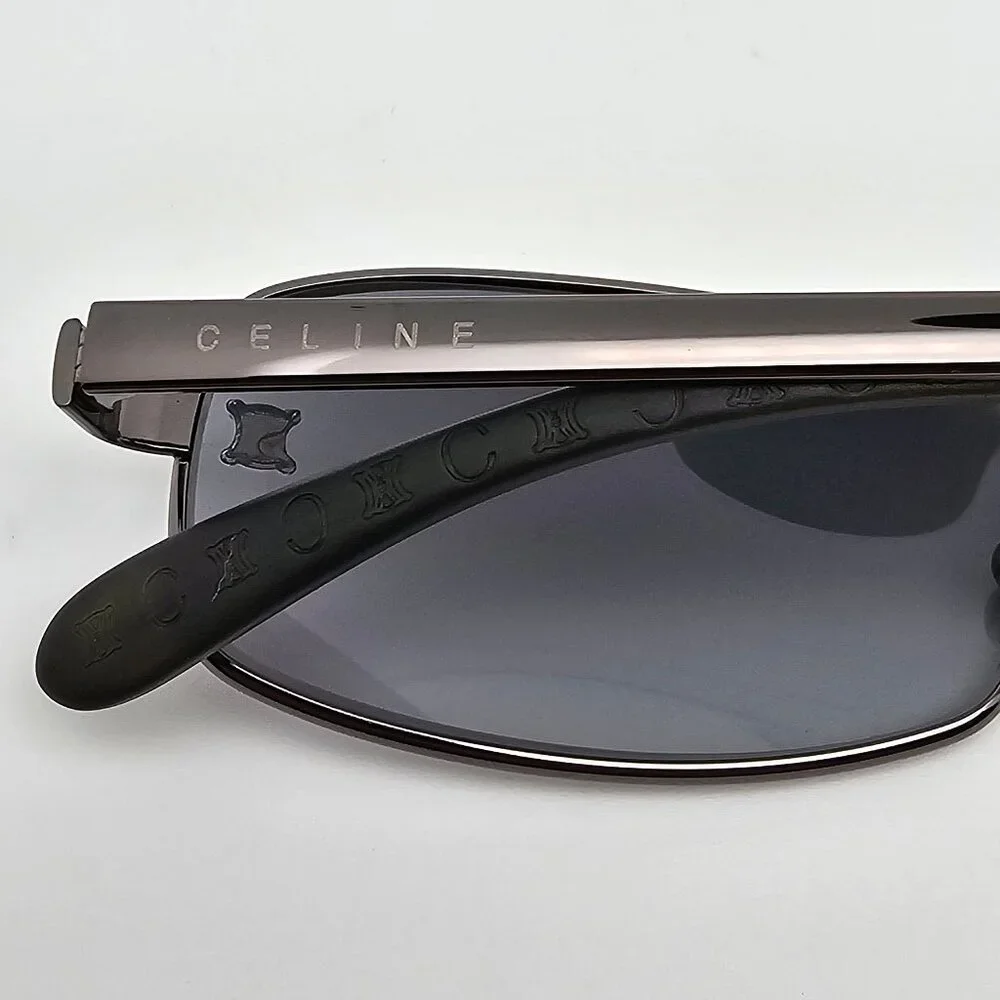 Celine SC1019 Col. 568 Gunmetal Frame Grey Gradient Lens Sunglasses Italy 51mm - Picture 11 of 16